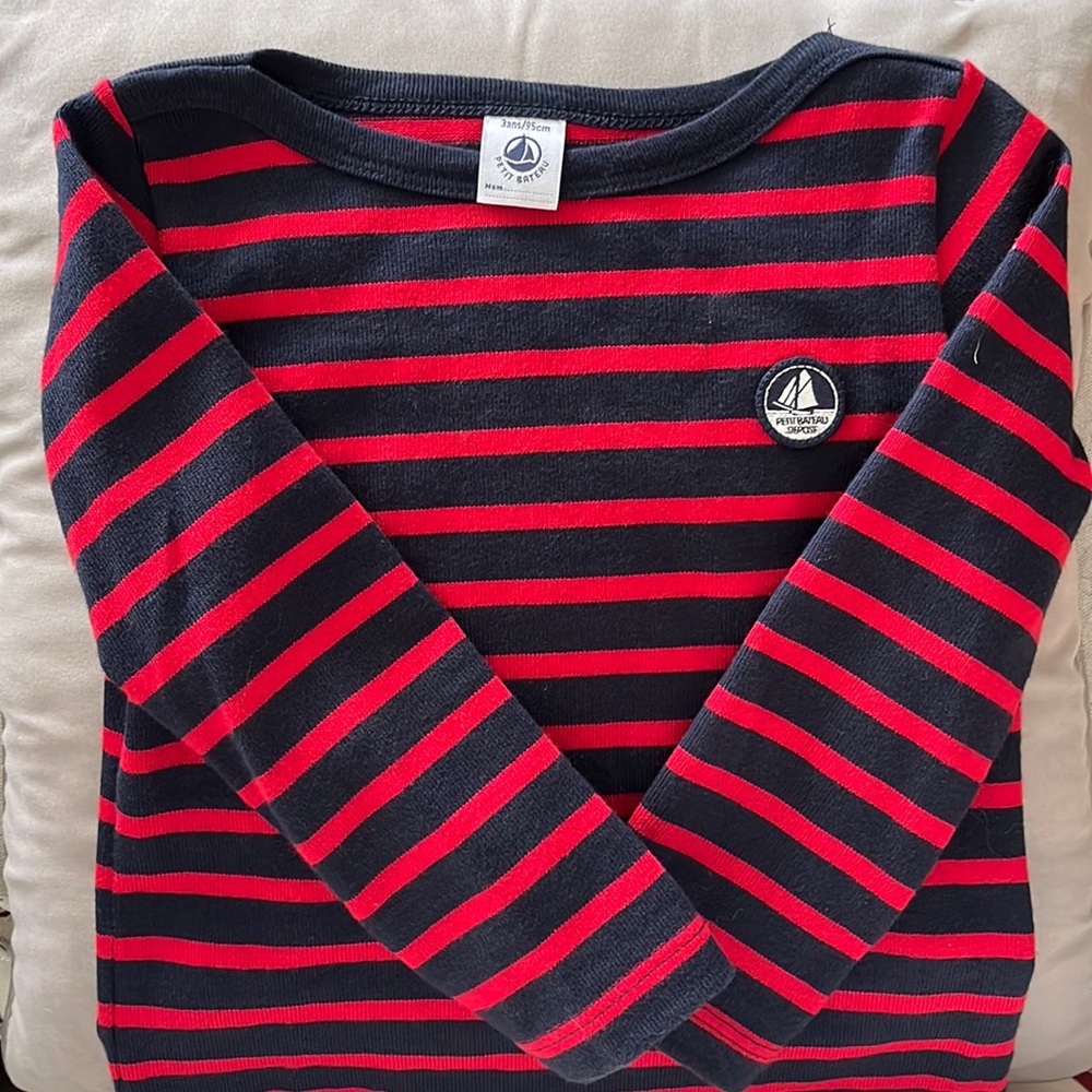 Petit Bateau ⛵️ sailor pullover top; EUC. - Picture 4 of 4